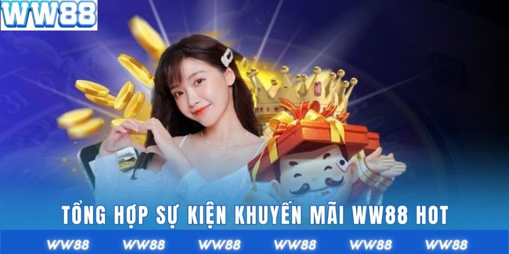 Tổng hợp sự kiện khuyến mãi WW88 hot